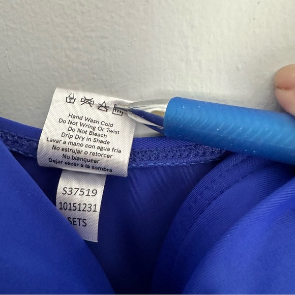 Venus  St Tropez one piece women’s swimsuit/swim dress sapphire blue skirted - Picture 4 of 5